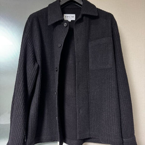 솔리드옴므 테리 니트 셔츠 자켓 46 solidhomme