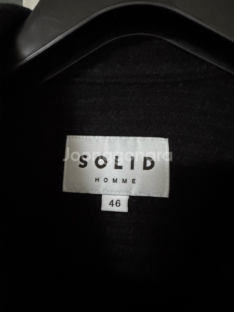 솔리드옴므 테리 니트 셔츠 자켓 46 solidhomme--1