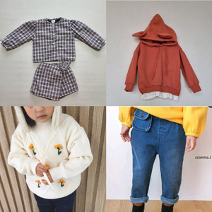 겨울 S 100호 아동복 상하복 후드 니트 청바지