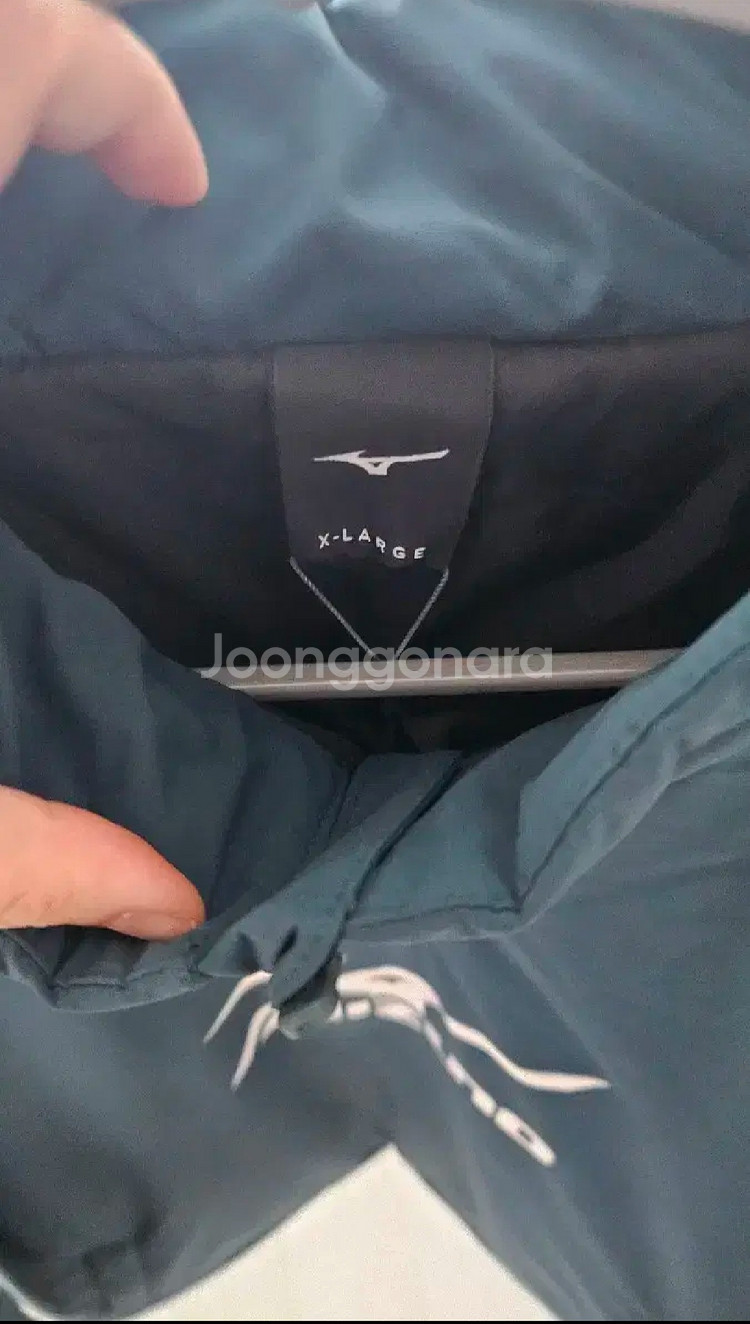 미즈노 하이넥 패딩 피스테 아노락--2