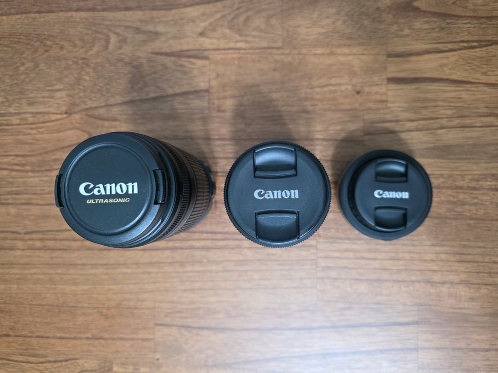 캐논 EOS 750D + 렌즈 3개 이미지