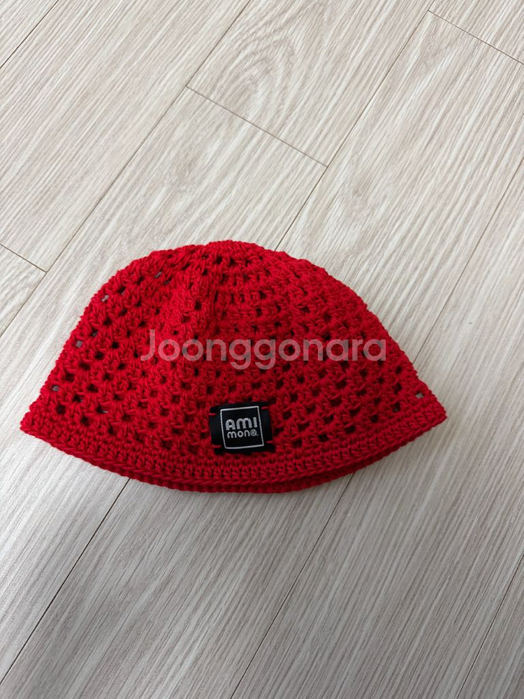 아미모노 레드 팀블비니 s사이즈--0