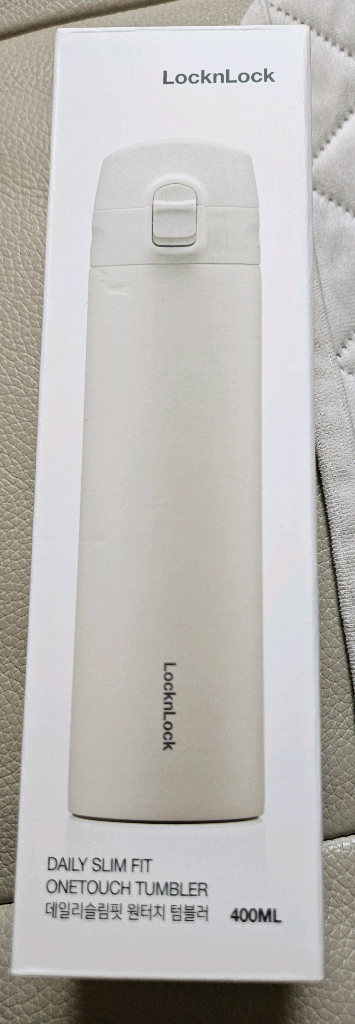 락앤락 슬림핏 데일리 원터치 텀블러 400ml 반값택포 9천원--0