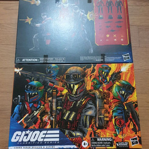 해즈브로 지아이조 클래시파이드 코브라 오피서 & 바이퍼 3팩 미개봉