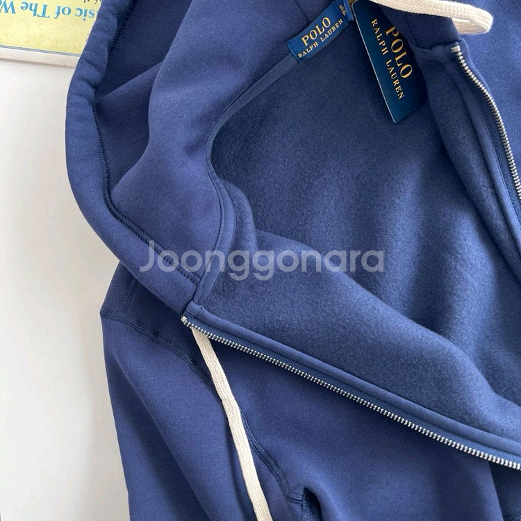 폴로 포니 자수로고 후드집업--8