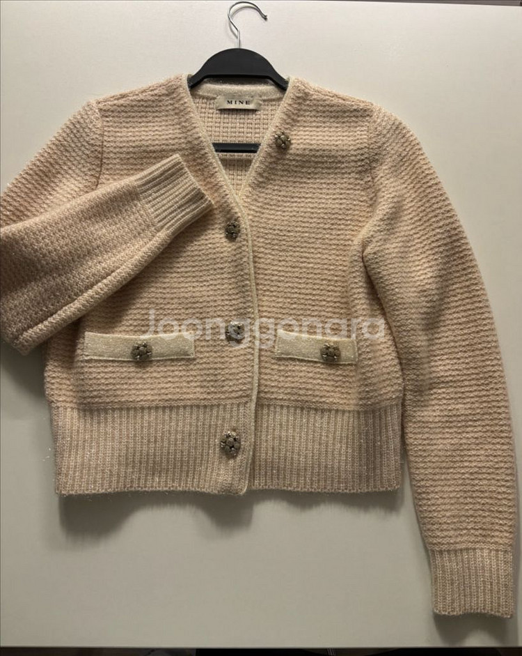 MINE 마인 여성 니트 가디건--0