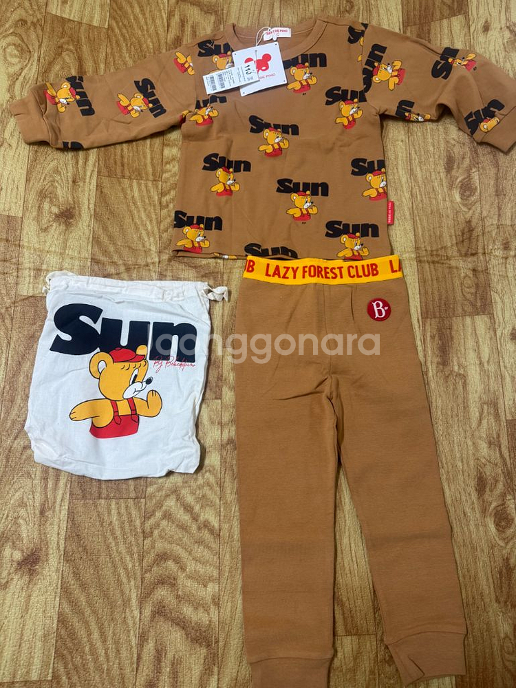 베베드피노 선베어 상하 세트 110 새상품--0