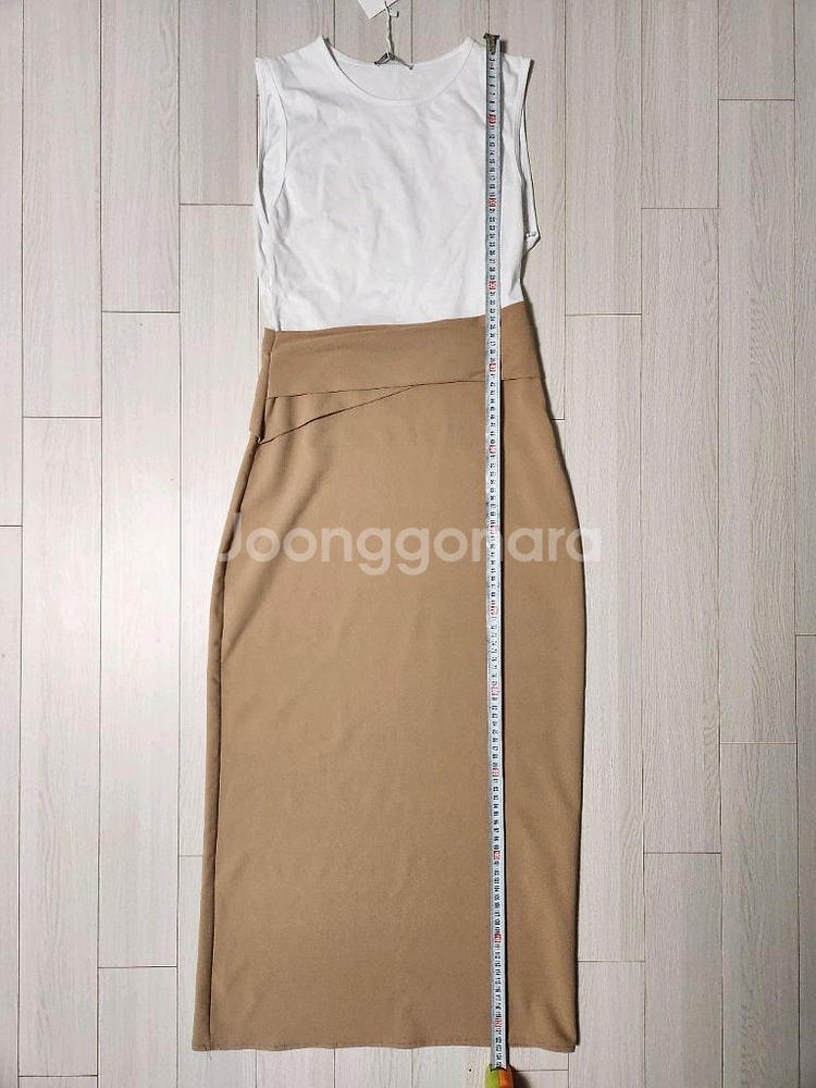 새상품)자라 민소매 롱원피스S--0