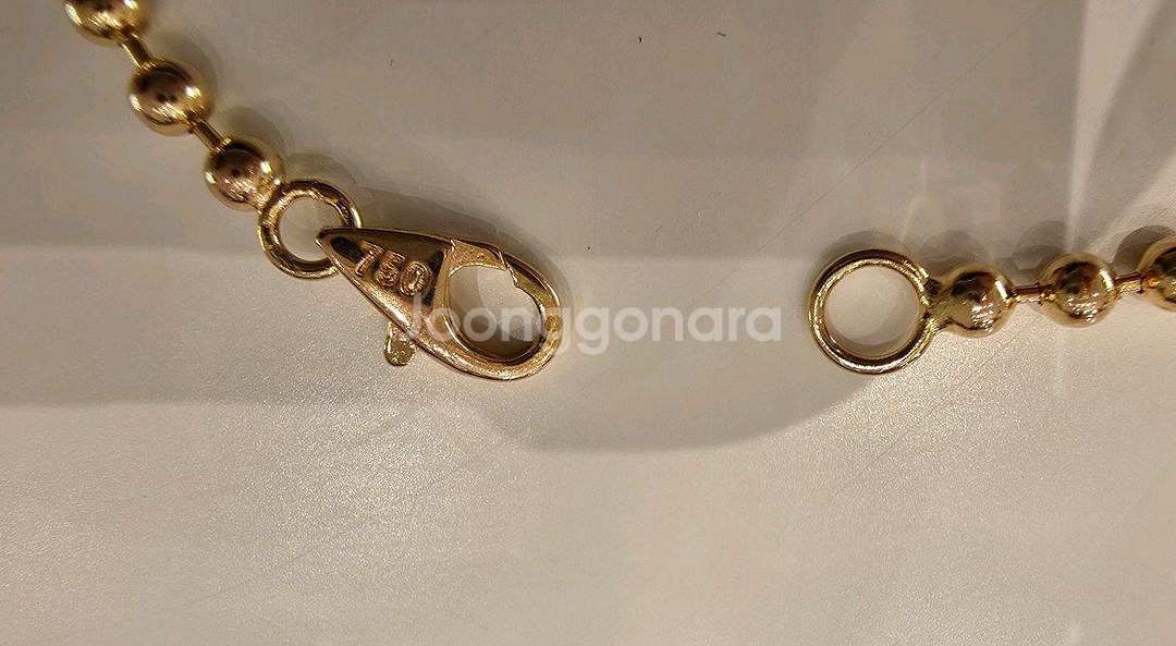 18k핑크골드_코인 볼체인 팔찌--9