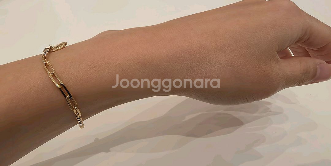 18k핑크골드_코인 볼체인 팔찌--8