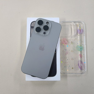 아이폰16프로 128G 밧데리100프로 무기스 자급제폰 - 실사용3개월 ^^