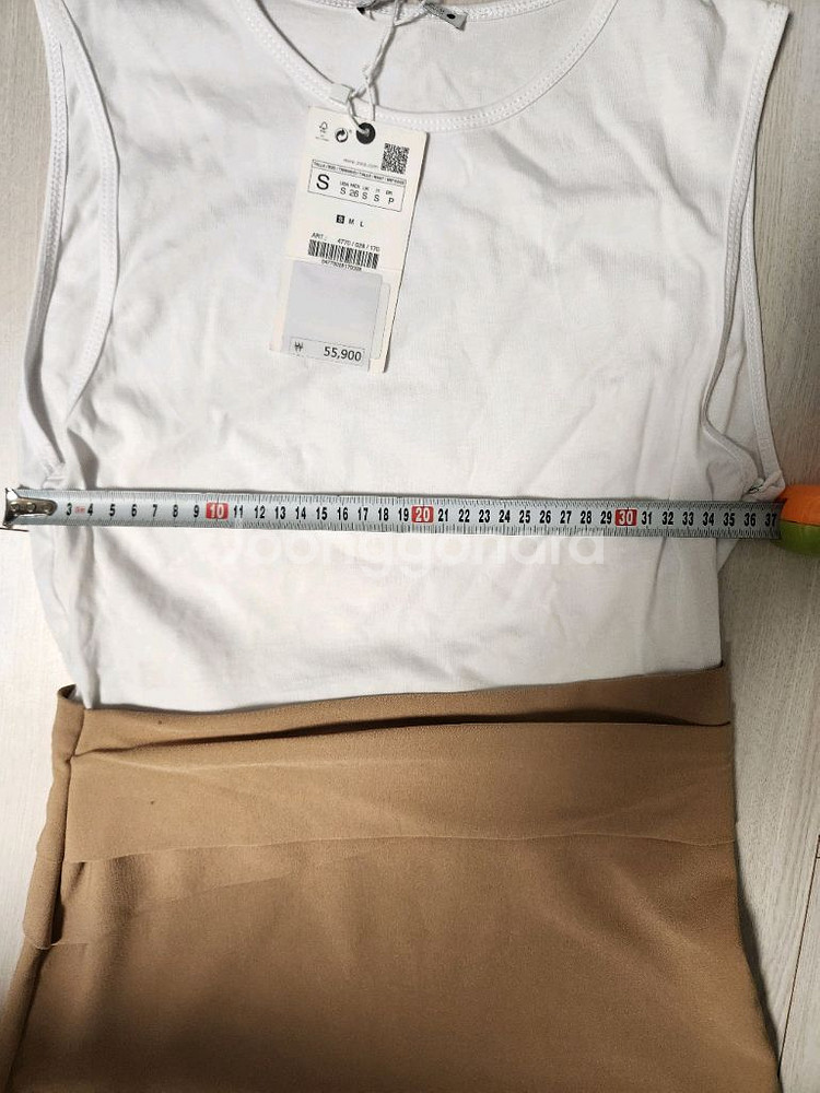 새상품)자라 민소매 롱원피스S--10