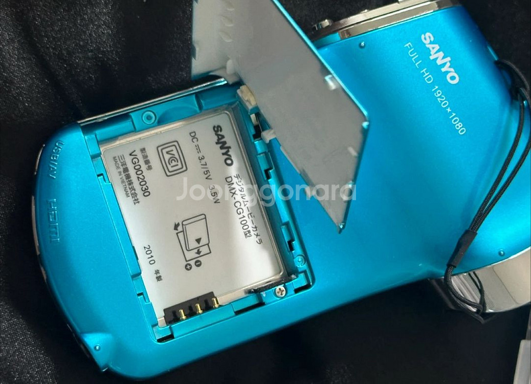 산요 작티 Xacti cg100 디지털카메라 캠코더 블루--5