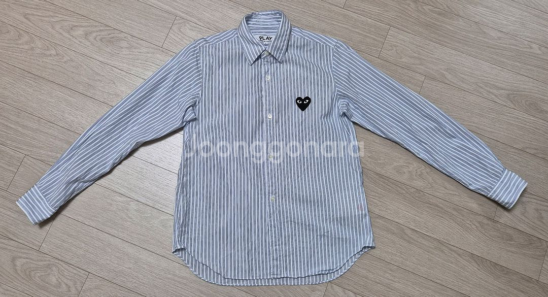 꼼데가르송 women 스트라이프 셔츠 L--0