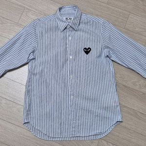 꼼데가르송 women 스트라이프 셔츠 L