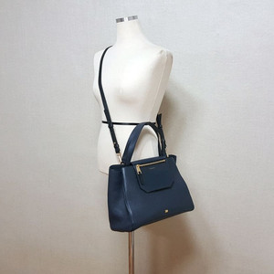 정품)삼성물산 라베노바 중형 소가죽 토트 크로스백