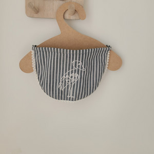 새상품) 강아지 스카프 그레이 스트라이프 반다나 반려견 턱받이