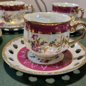 빈티지 앤틱 일본 커피잔 세트6조