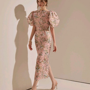 [새상품/여친룩/데이트원피스] 딘트 퍼프 원피스 (M)