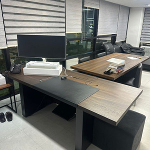 리바트 원목 EX900 2100 임원책상