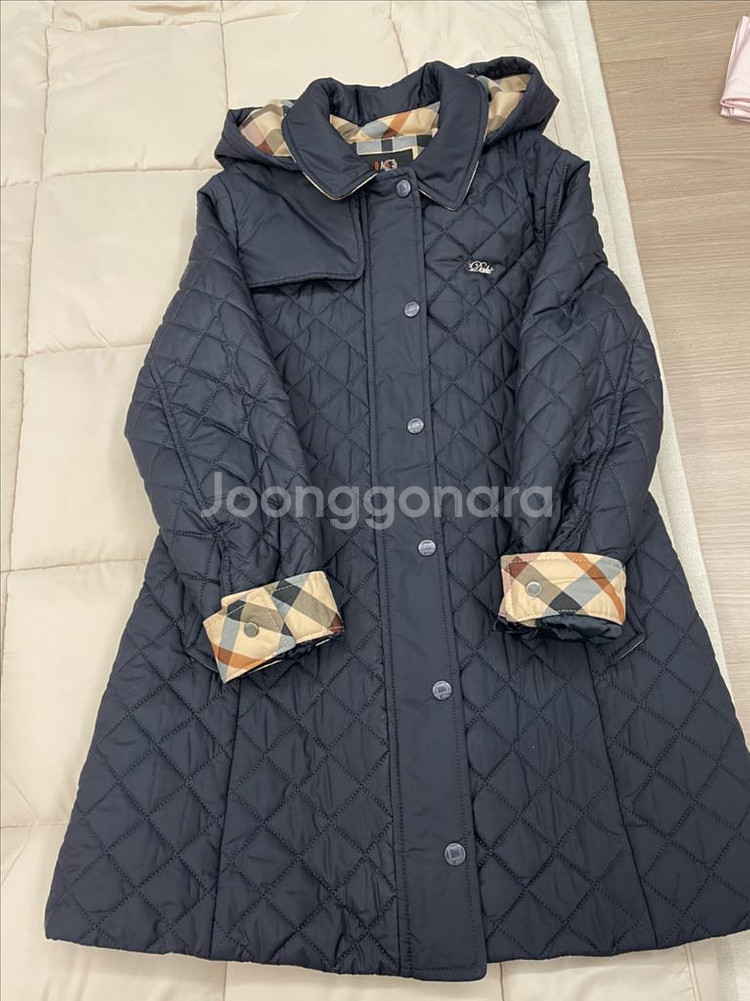 닥스키즈 퀼팅 코트150 네이비--0