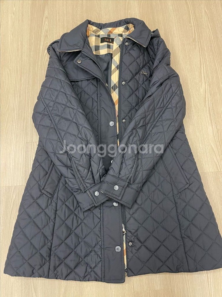 닥스키즈 퀼팅 코트150 네이비--2