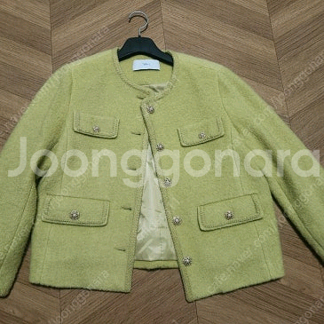 듀엘 트위드자켓 타임 마인 랑방 구호 르베이지 시슬리--2