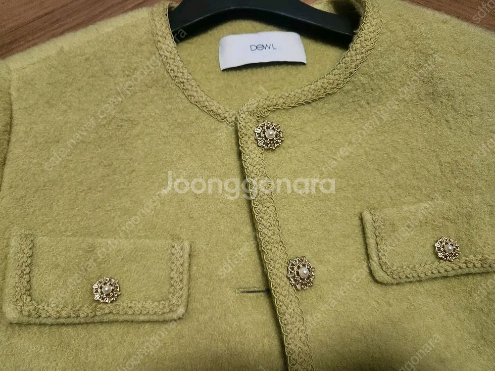 듀엘 트위드자켓 타임 마인 랑방 구호 르베이지 시슬리--1