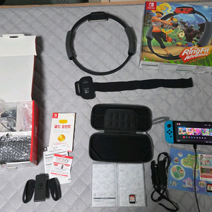 닌텐도 스위치 OLED (마리오 잼버리 + 링피트 + 조이콘2개)