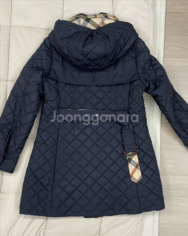 닥스키즈 퀼팅 코트150 네이비--3
