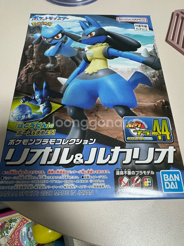 피키츄 이브이 루카리오 프라모델--2