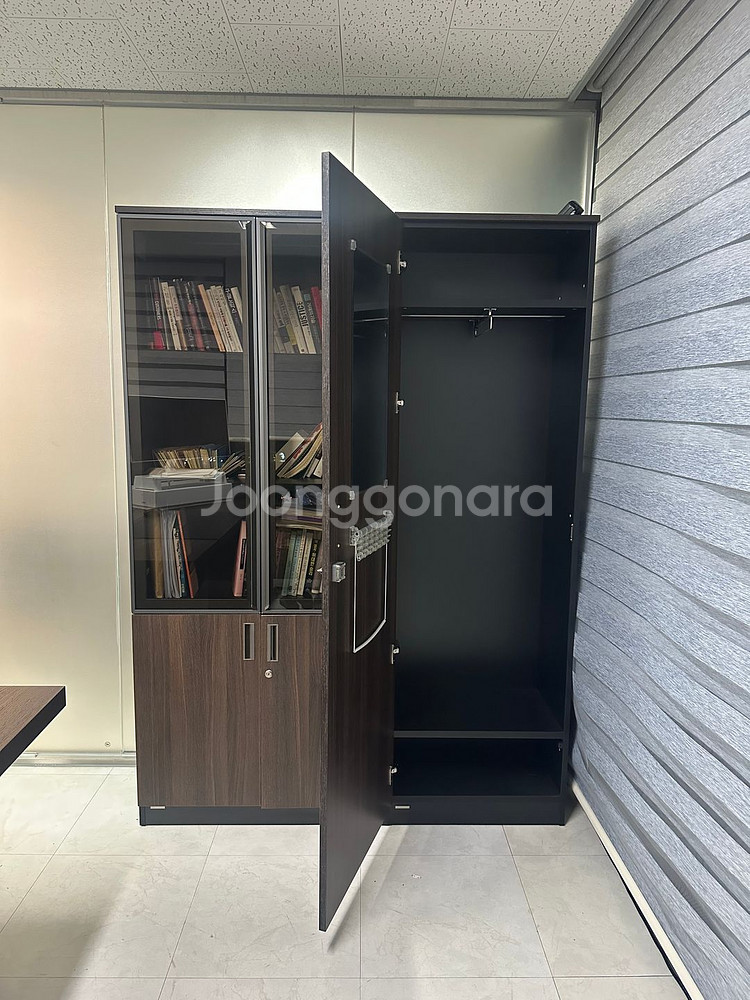 리바트 원목 오피스 수납장--1