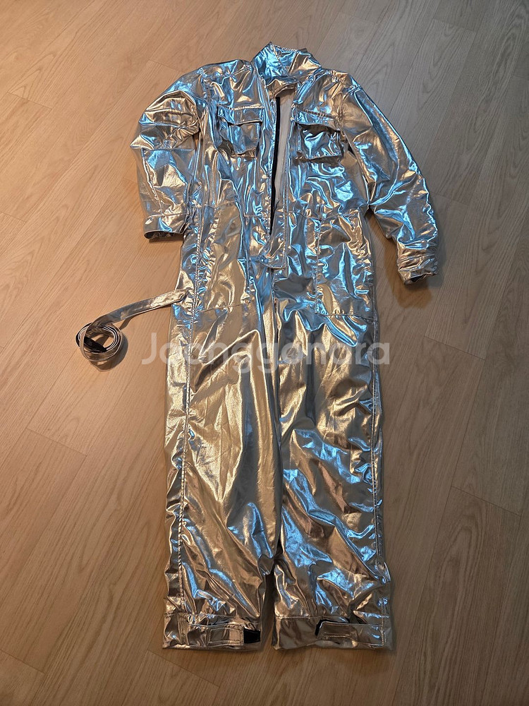 은색 점프슈트 코스튬 할로윈파티 무대의상 힙합 댄스--0