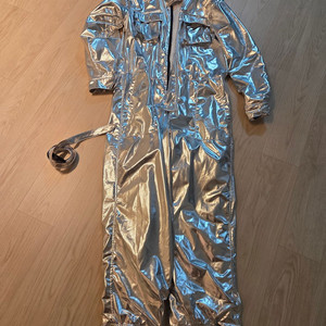 은색 점프슈트 코스튬 할로윈파티 무대의상 힙합 댄스