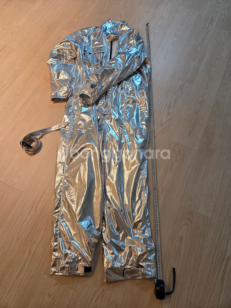 은색 점프슈트 코스튬 할로윈파티 무대의상 힙합 댄스--1