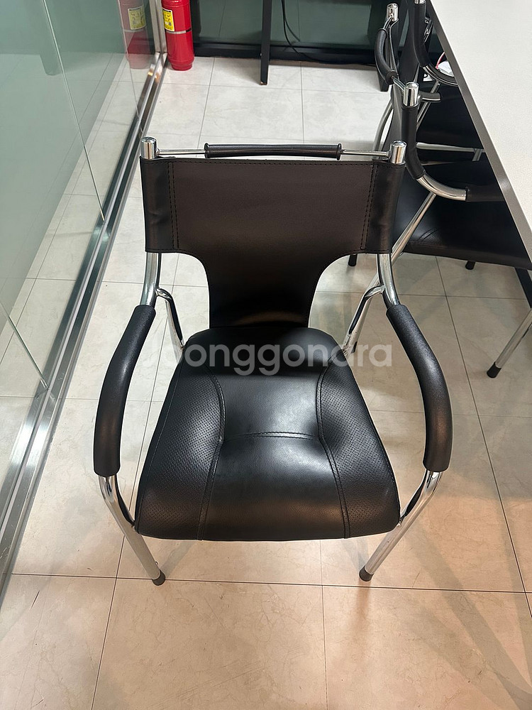 회의용 책상(콘텐트 박스 내장)&의자 세트(4개)--2