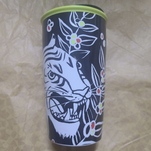 해외 북미 태국 스타벅스 더블월 세라믹 도자기 머그 호