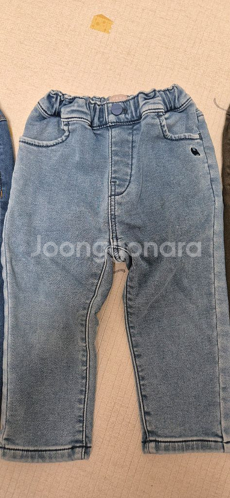 남아 데님 바지 4벌 세트 90-100 반값택포(블루독 등)--2