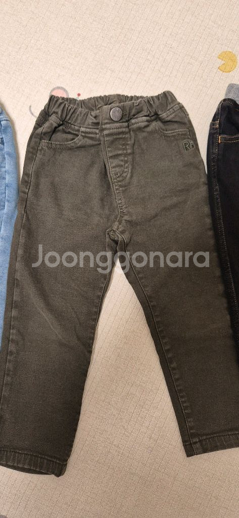 남아 데님 바지 4벌 세트 90-100 반값택포(블루독 등)--3
