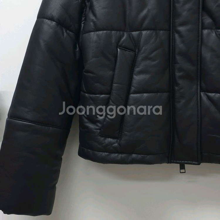 Yves Salomon YS ARMY 양가죽 패딩 블랙 36 이브살로몬--3