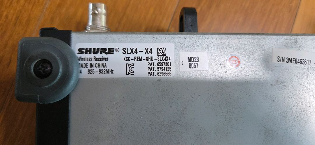 슈어 무선마이크 slx24 ,sm58--4