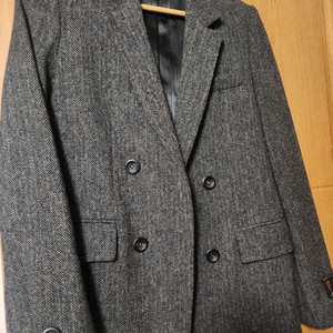 시슬리 헤링본 자켓 타임 마인 에스제이 랑방 지컷