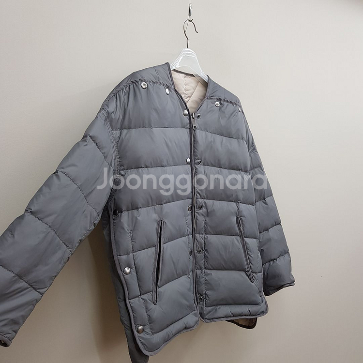 한섬 시스템 오버핏 라운드 다운 패딩 82-94-160사이즈--4