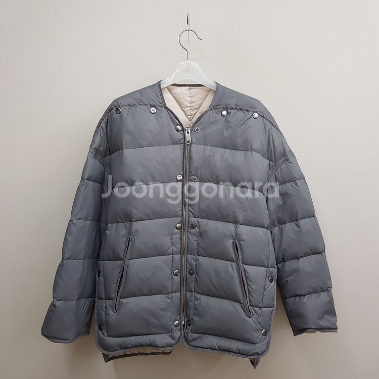 한섬 시스템 오버핏 라운드 다운 패딩 82-94-160사이즈--2