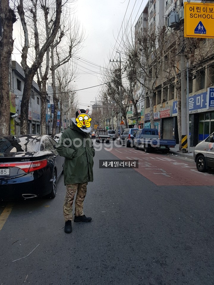 미군 오리지날 M65 개파카 피쉬테일 파카 라지--7