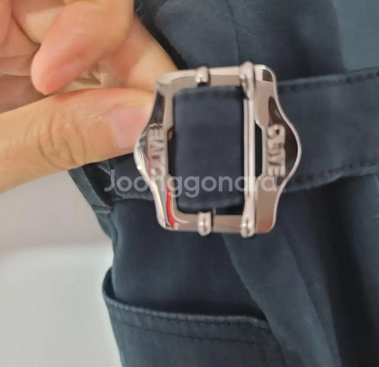 올리브 멜빵 나시 원피스--3