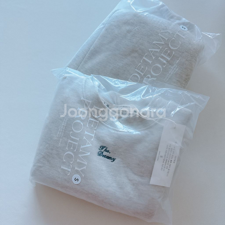 드타미 겨울신상 맨투맨 바지 상하세트 새상품 s--0