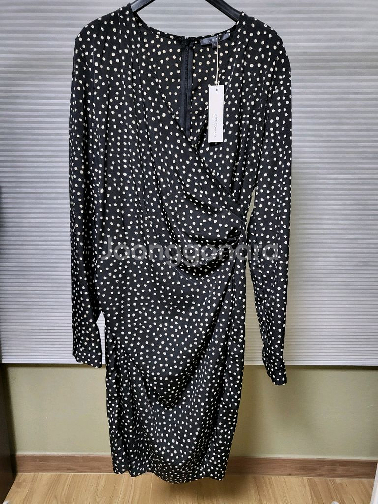 유메르 파리 도트원피스 블랙 S 새상품--3