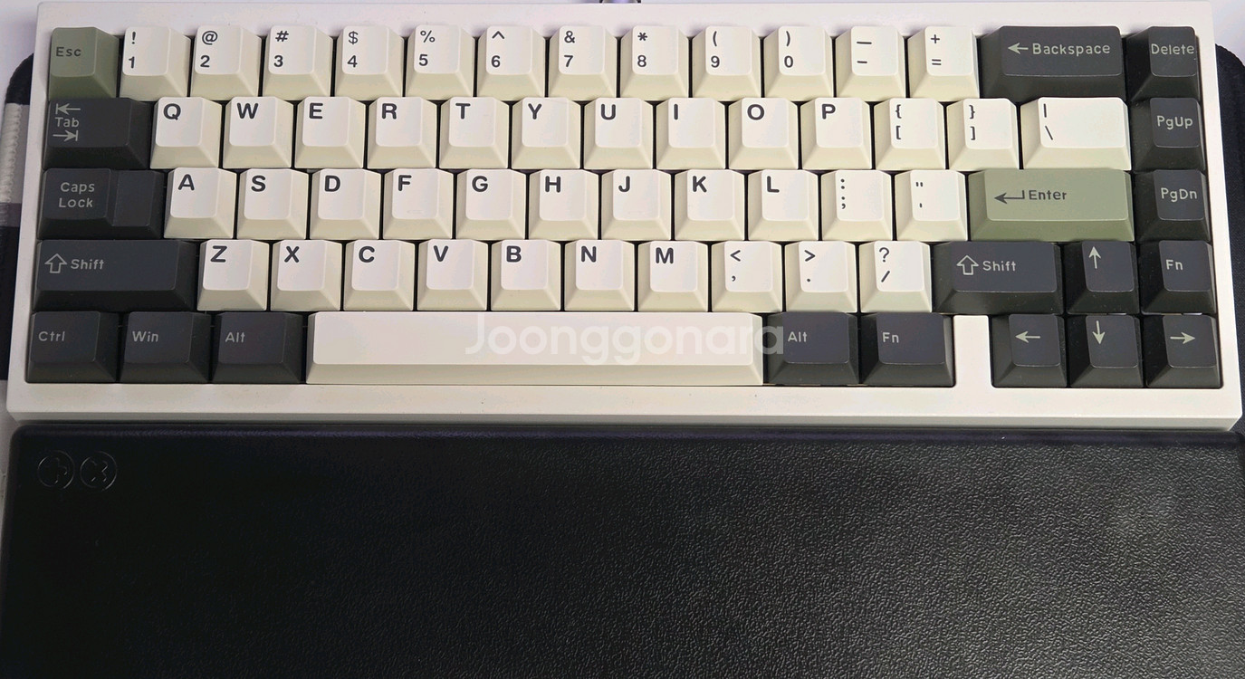 오울랩 링크65 link65 팝콘 실버 커스텀키보드 판매--0