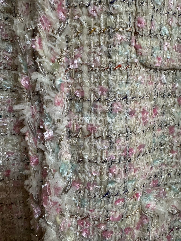 사기꾼 금지 새상품 누아르나인 트위드 자켓치마 세트--5